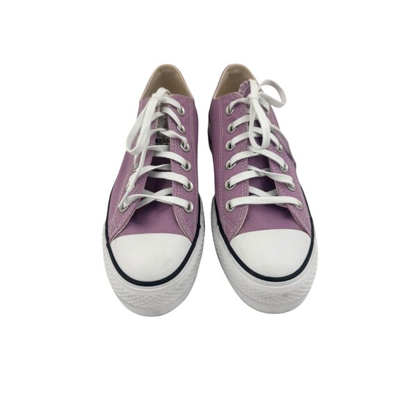 Converse Chuck Taylor All Star Lift Platform Canvas Sneakers Amethyst Sz 8 Women - Picture 3 of 12